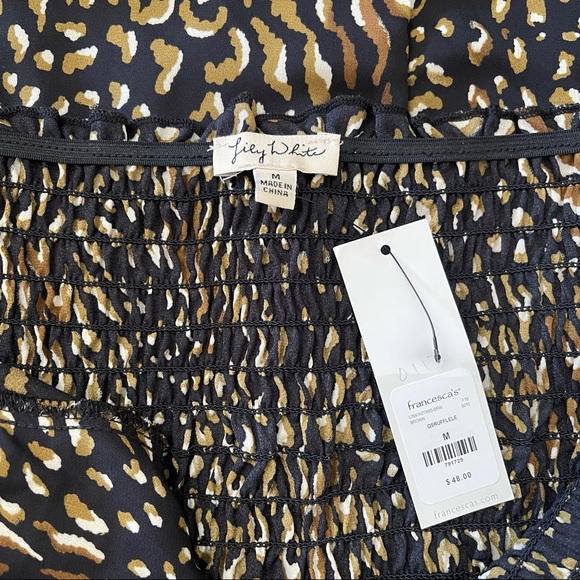 Lily White Ginette Leopard Back Tie Dress - Picture 8 of 9